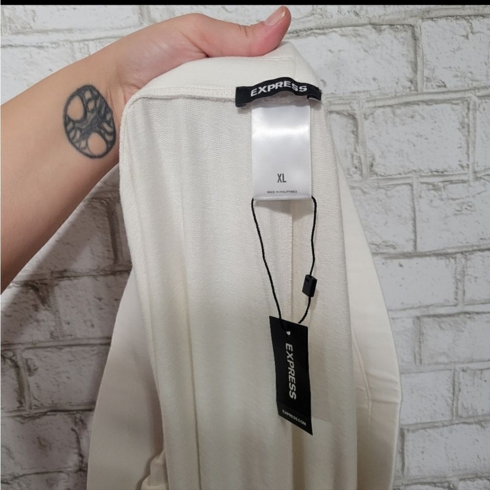 NWT Express white comfy bottoms - Picture 5 of 8